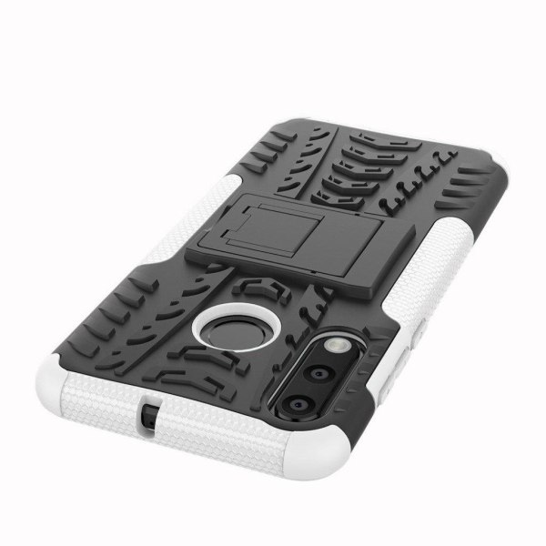 Huawei P30 Lite cool dæk hybrid etui - Hvid White