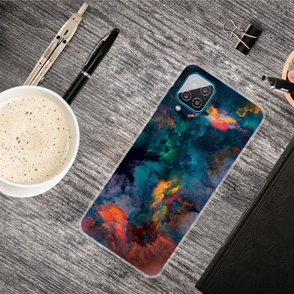 Deco Samsung Galaxy A12 5G skal - Vackert Moln multifärg