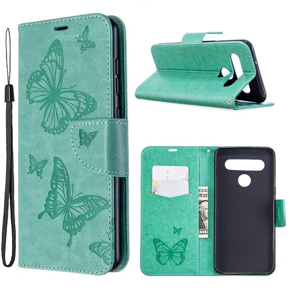 Butterfly LG K61 kotelot - Vihreä Green