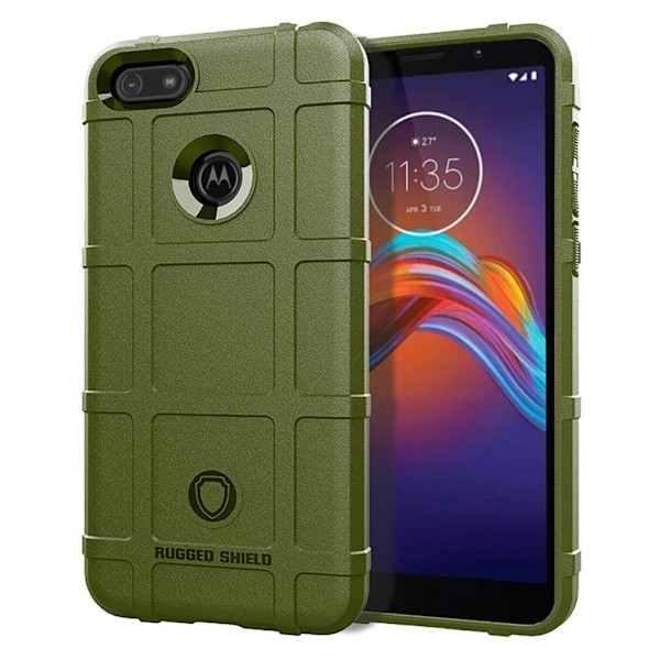 Rugged Shield cover - Motorola Moto E6 Play – Militærgrøn Green