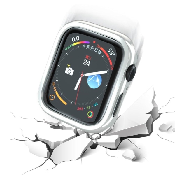 Apple Watch (41mm) elektropläteringsskydd - Silver Silvergrå