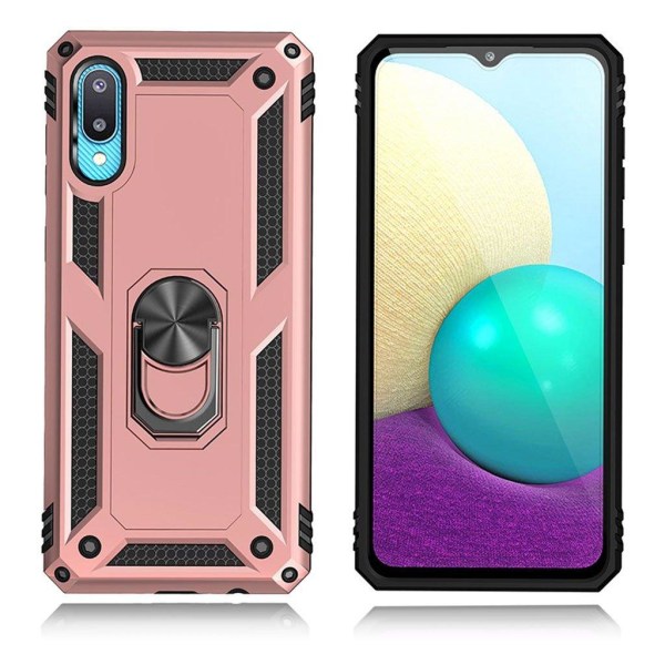 Bofink Combat Samsung Galaxy M02 / A02 Suojakotelo - Ruusukulta Pink