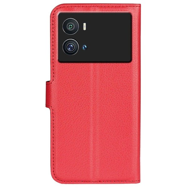 Klassisk Vivo iQOO 9 Pro flip etui - Rød Red