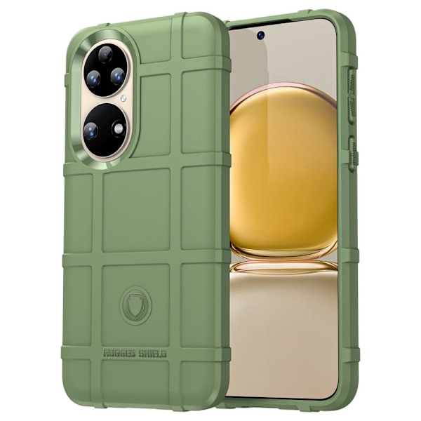 Rugged Shield Etui Huawei P50 Pro - Grønn Green