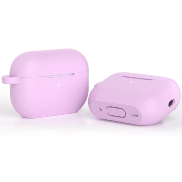 AirPods Pro 2 simpelt silikoneetui - Lilla Purple