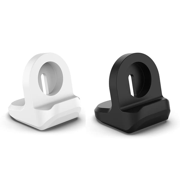 Apple Watch Serie 4 / 3 / 2 / 1 ladestasjon i silikon - Hvit White