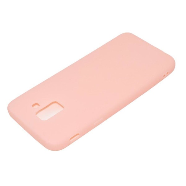 Samsung Galaxy J6 (2018) beskyttelsesetui i silikone- og plastik Pink