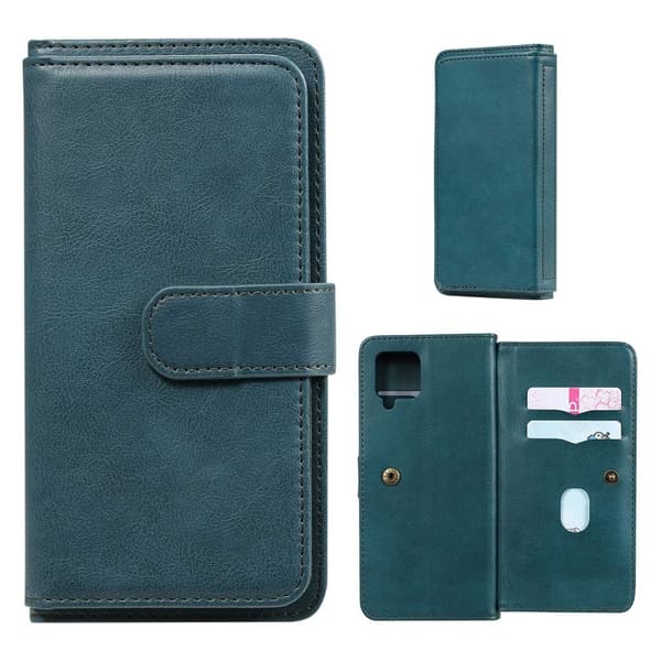 10-slot Pung Etui til Samsung Galaxy A42 5g - Grøn Green