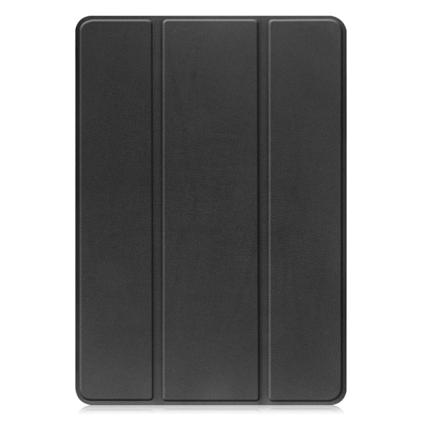 Tri-fold läderfodral för Lenovo Tab M10 Plus (Gen 3) - Svart Svart