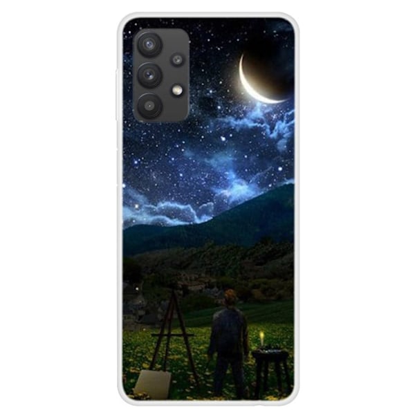 Deco Samsung Galaxy A32 skal - Natthimmel Svart