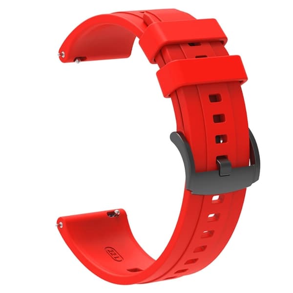 Huawei Watch GT 4 46mm Smart Watch Band 22mm Silicone Strap Replacement - Rød Red