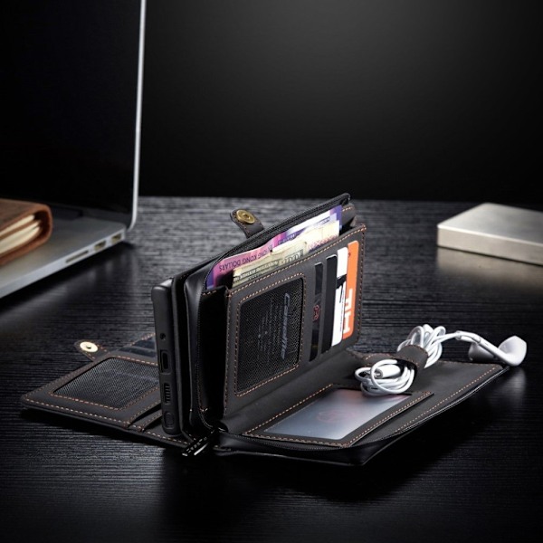 CaseMe Samsung Galaxy Note 20 Ultra 2i1 Pung - Sort Black