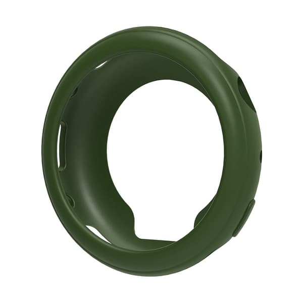 vivo Watch 3 Case Soft Silicone Protective Shell Frame Hollow-Out - Blackish Green Green