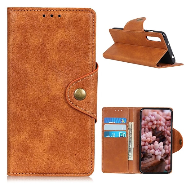 Alpha Sony Xperia L4 flip etui - Brun Brown