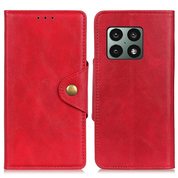 Alpha OnePlus 10 Pro Flip Etui - Rød Red