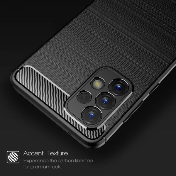 Carbon Flex Samsung Galaxy A33 5G skal - Blå Blå