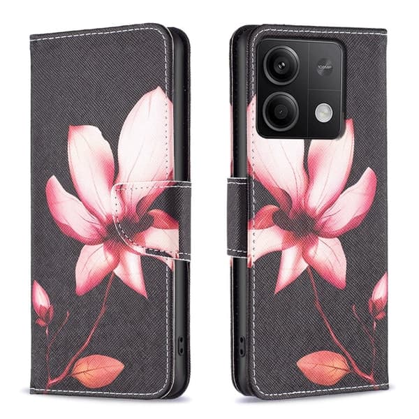 Wonderland Xiaomi Redmi Note 13 4G fodral -Lotus Rosa