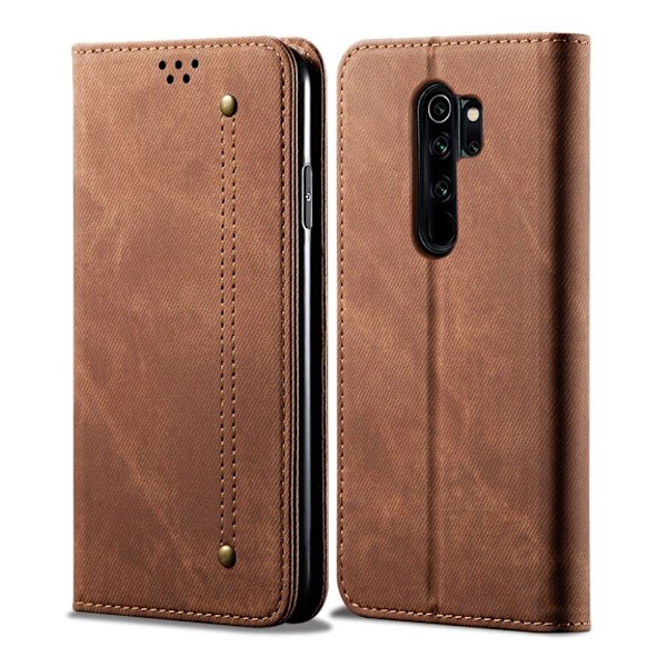 Jeans Xiaomi Redmi Note 8 Pro etui - Kaffe Brown