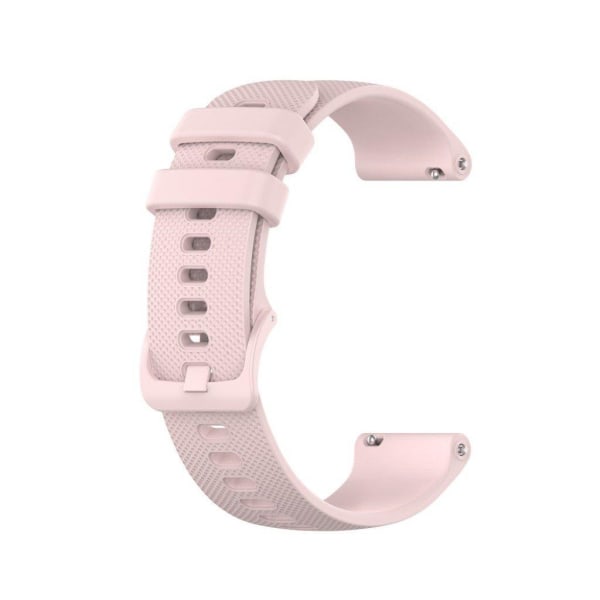 Garmin Vivomove 3S / Vivoactive 4S gitter tekstur silikone Urrem - Lyserød Pink