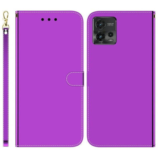 Mirror Motorola Moto G72 Läppäkotelo - Violetti Purple