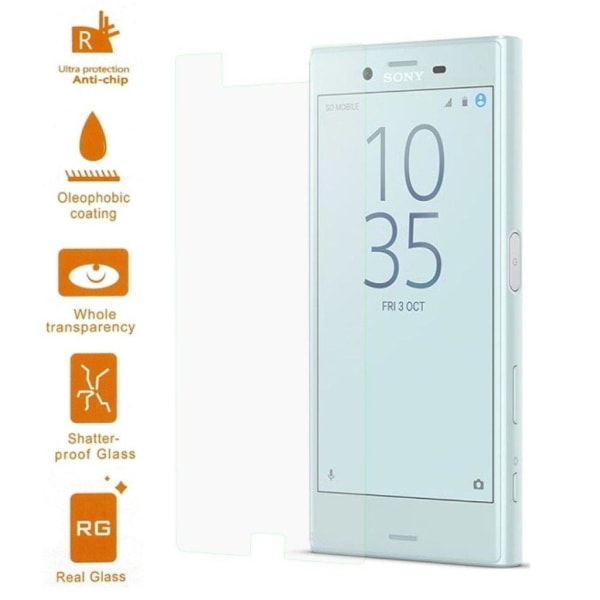 Sony Xperia X Compact 0.3mm Karkaistu Lasi Näytönsuoja Transparent