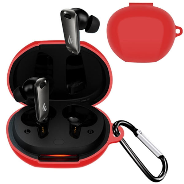 Edifier NeoBuds Pro silikonikotelo soljella - Punainen Red