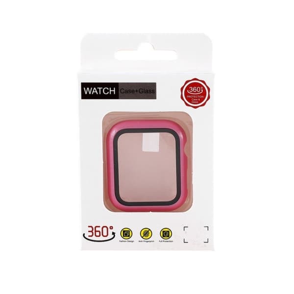 Apple Watch Series 3/2/1 42mm ramme med blød kant - Lyserød Pink