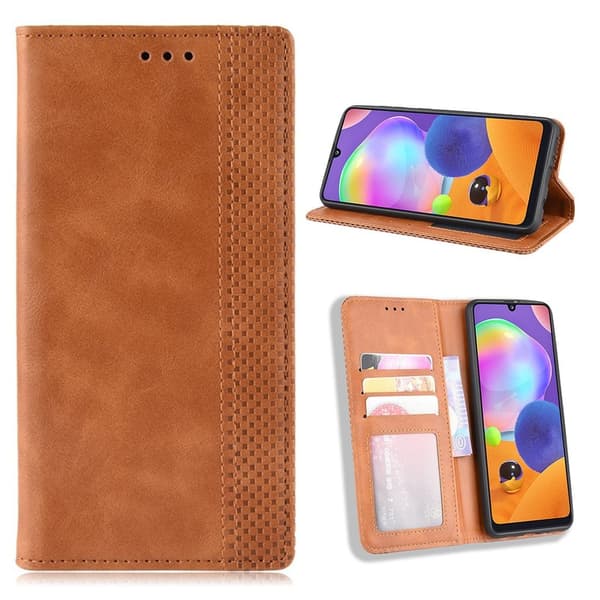Bofink Vintage Samsung Galaxy A31 Etui - Brun Brown