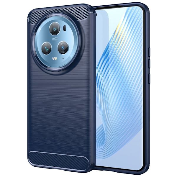 Carbon Flex Suojakotelo Honor Magic5 Pro - Sininen Blue