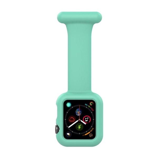 Apple Watch (45mm) silikoninen ranneke - Syaani Green