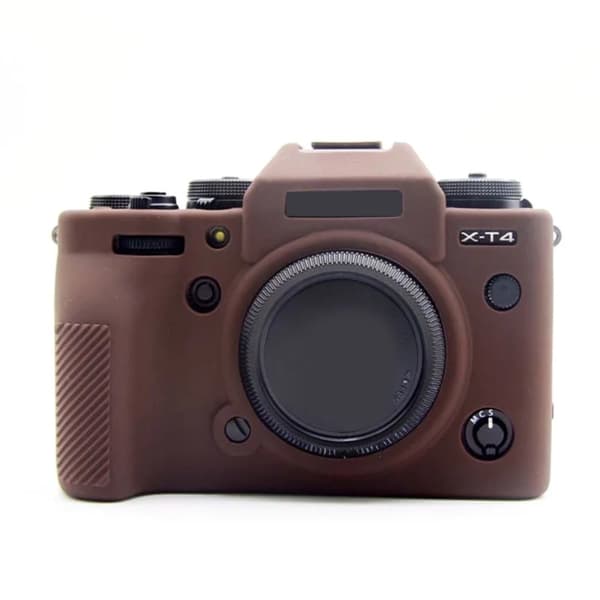 Fujifilm X-T4 silikonöverdrag - Kaffe Brun