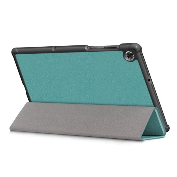 Lenovo Tab M10 FHD Plus simple tri-fold leather case - Green Green