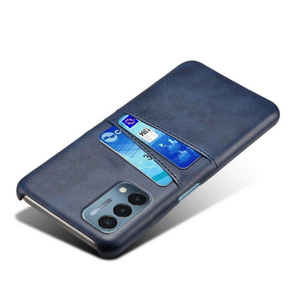 Dual Card Suojakotelo OnePlus Nord N200 5G - Sininen Blue