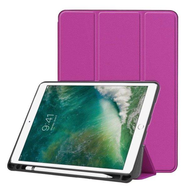 iPad Air  (2019) tri-fold nahkainen  suojakotelo  - Vaalea Violetti Purple