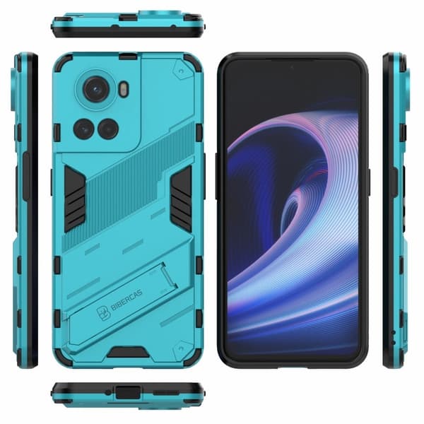 Støtsikkert hybriddeksel for OnePlus 10R / OnePlus Ace - Babyblå Blue