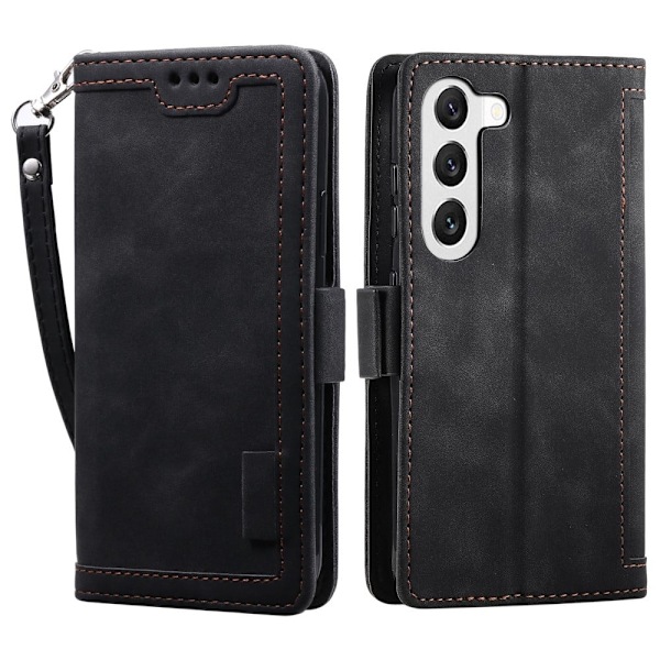Suburbian läder Samsung Galaxy S23 Plus fodral - Svart Svart