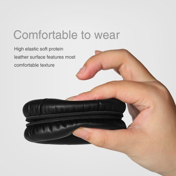 Bose QuietComfort 25 15 QC2 QC15 AE2 AE2I AE2W QC25 læder ear pad pude - Sort Black