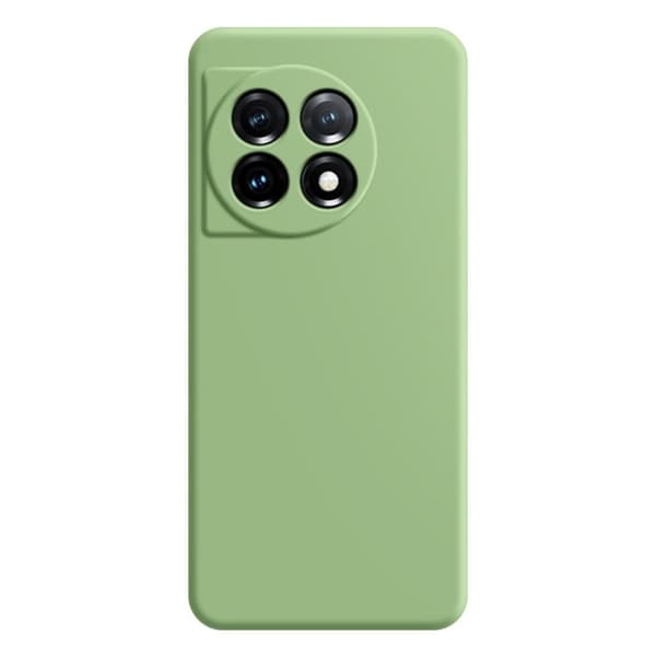 Avfasat gummerat anti-droppskydd för OnePlus 11 - Grön Grön