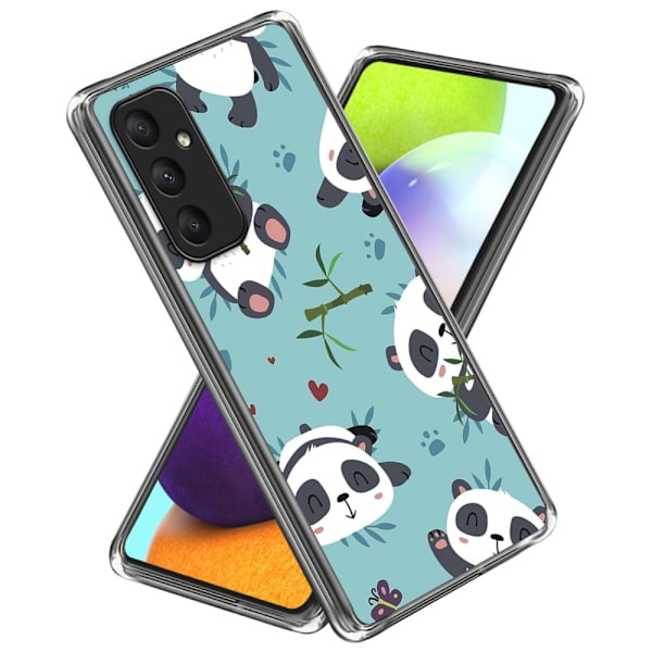 Deco Samsung Galaxy A55 cover - Søde Pandaer Blue