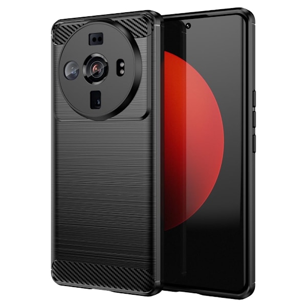 Carbon Flex Suojakotelo Xiaomi 12s Ultra - Musta Black
