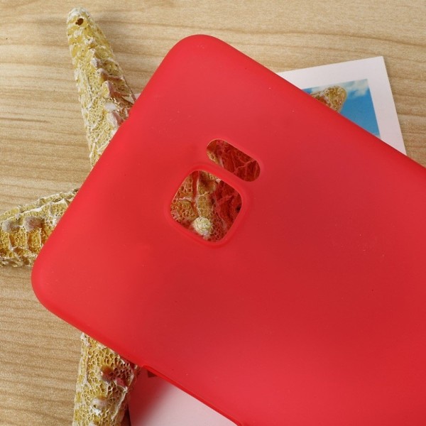 HTC U Ultra Joustava Matta Muovikuori - Punainen Red