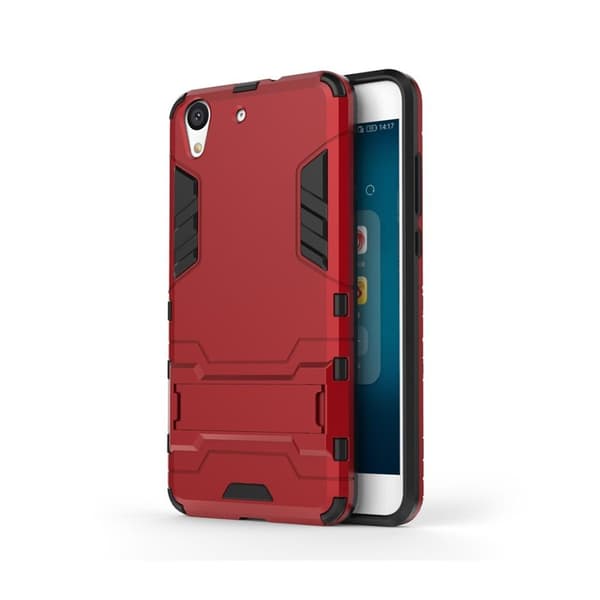 Huawei Honor 5A hybriddeksel med kickstand - Rød Red