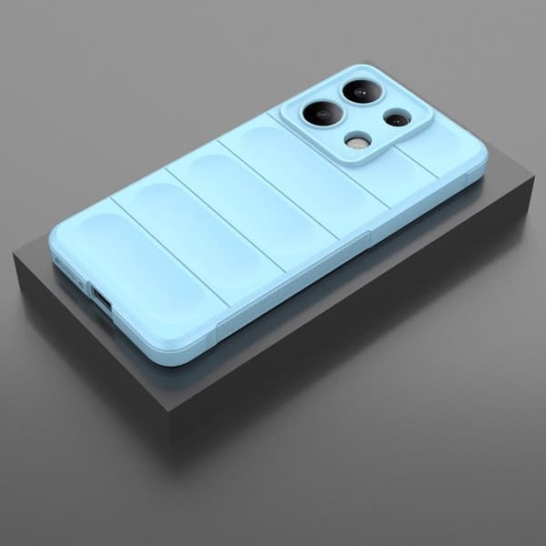 Deksel med mykt grep for Xiaomi Redmi Note 13 4G - Babyblå Blue