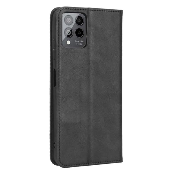Bofink Vintage T-mobile Revvl 6 Pro Nahkakotelo - Musta Black