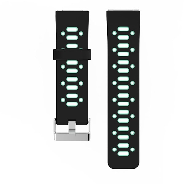 Fitbit Blaze Andningsbart silikon klockband - Svart Svart
