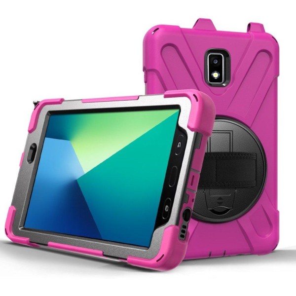 Samsung Galaxy Tab Active 2 X-Shape kombinationsfodral - Ros Rosa