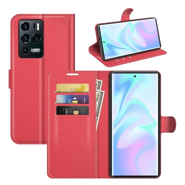 Classic ZTE Axon 30 Ultra 5G Flippetui - Rød Red