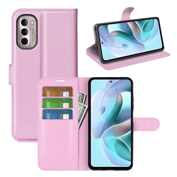 Klassisk Motorola Moto G Stylus (2022) flip etui - Pink Pink