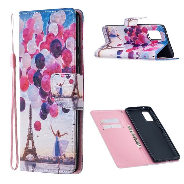 wonderland Samsung Galaxy M51 flip etui - Balloon Multicolor