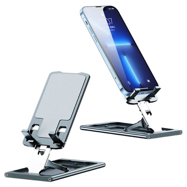 Universal foldbar telefonholder i aluminiumslegering - Grøn Green